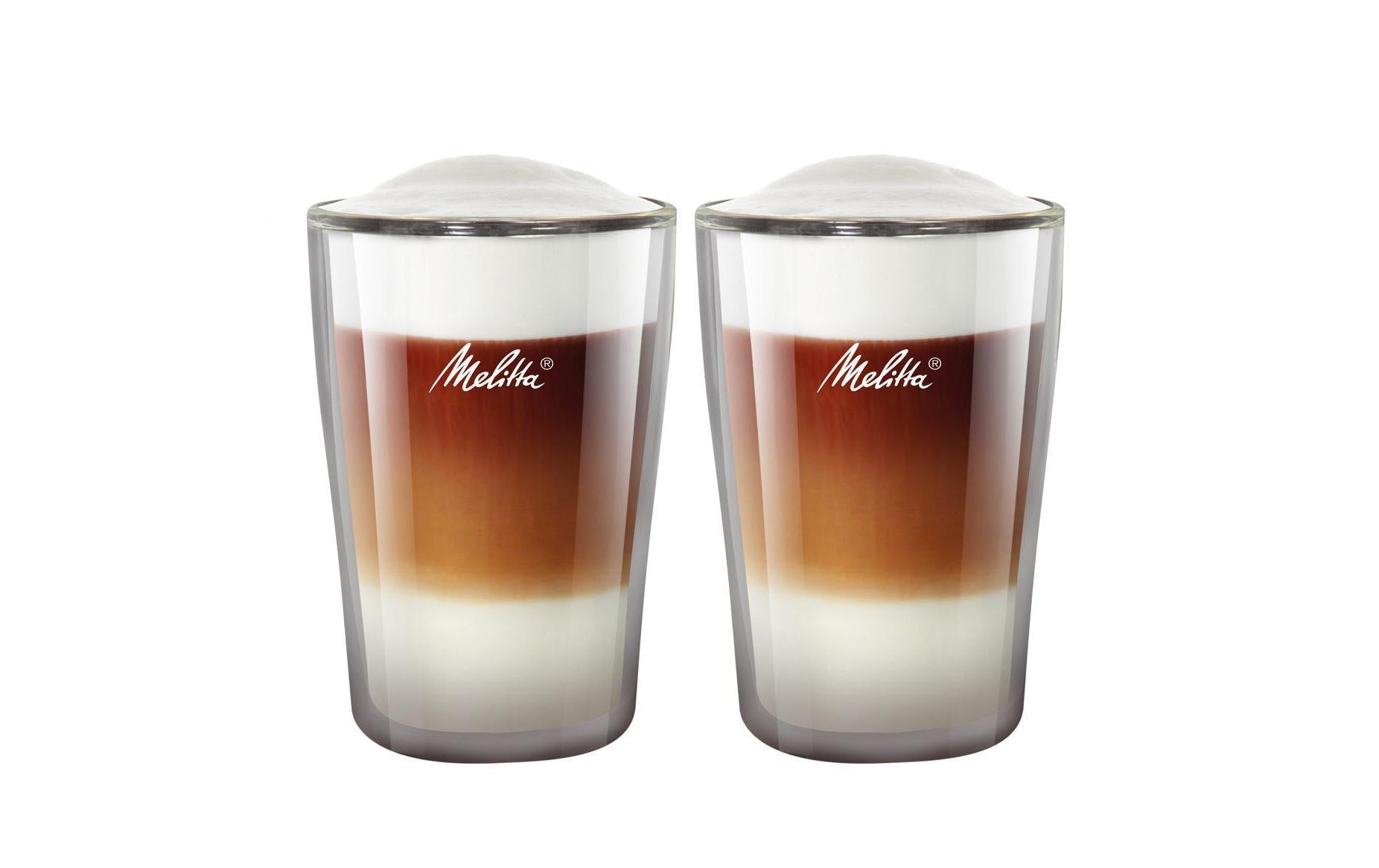 Melitta Latte Macchiato Gläser 300 ml, doppelwandig