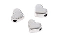 Creativ Company Abstandsperlen 5.5x7 mm, silber, 3 Stk.