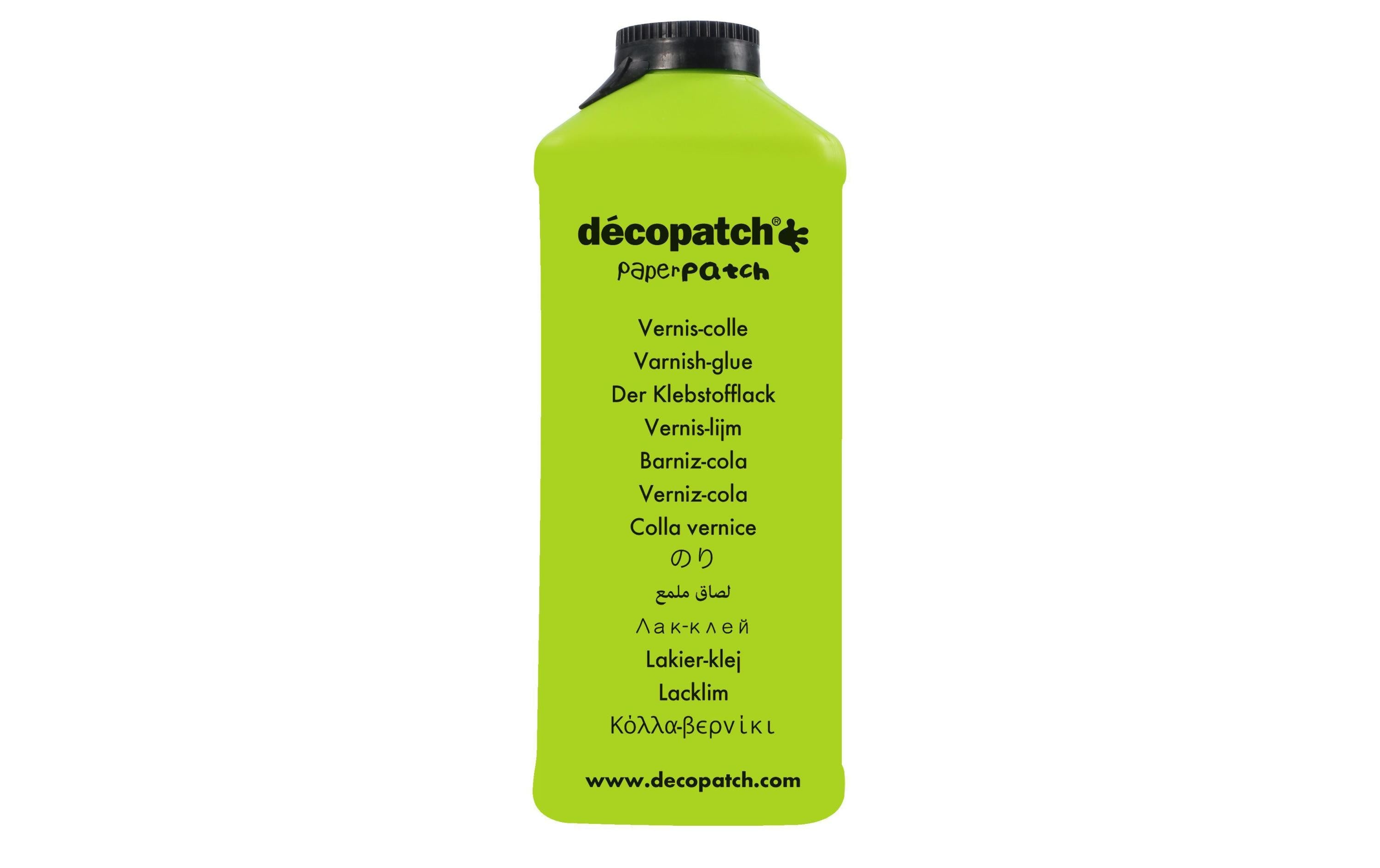 décopatch Klebstofflack seidenmatt 600ml Klebt und bildet gleichzeitig Schutzschicht