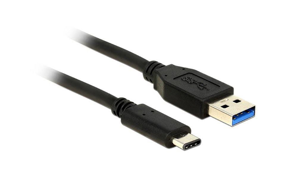 Delock USB3.1 Kabel A-Stecker - Typ-C St. 0.5m, 10Gbps, Gen2, schwarz
