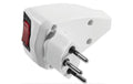 STEFFEN Reset Stecker T12 weiss mit Resetschalter für Überstromschutz