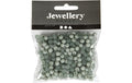 Creativ Company Kunststoffperlen grün, 6 mm, 40 g, Lochgrösse 2 mm