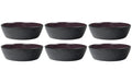 Bitz Schale 18cm schwarz/violett 6 Stk., 18cm Durchmesser, Stoneware