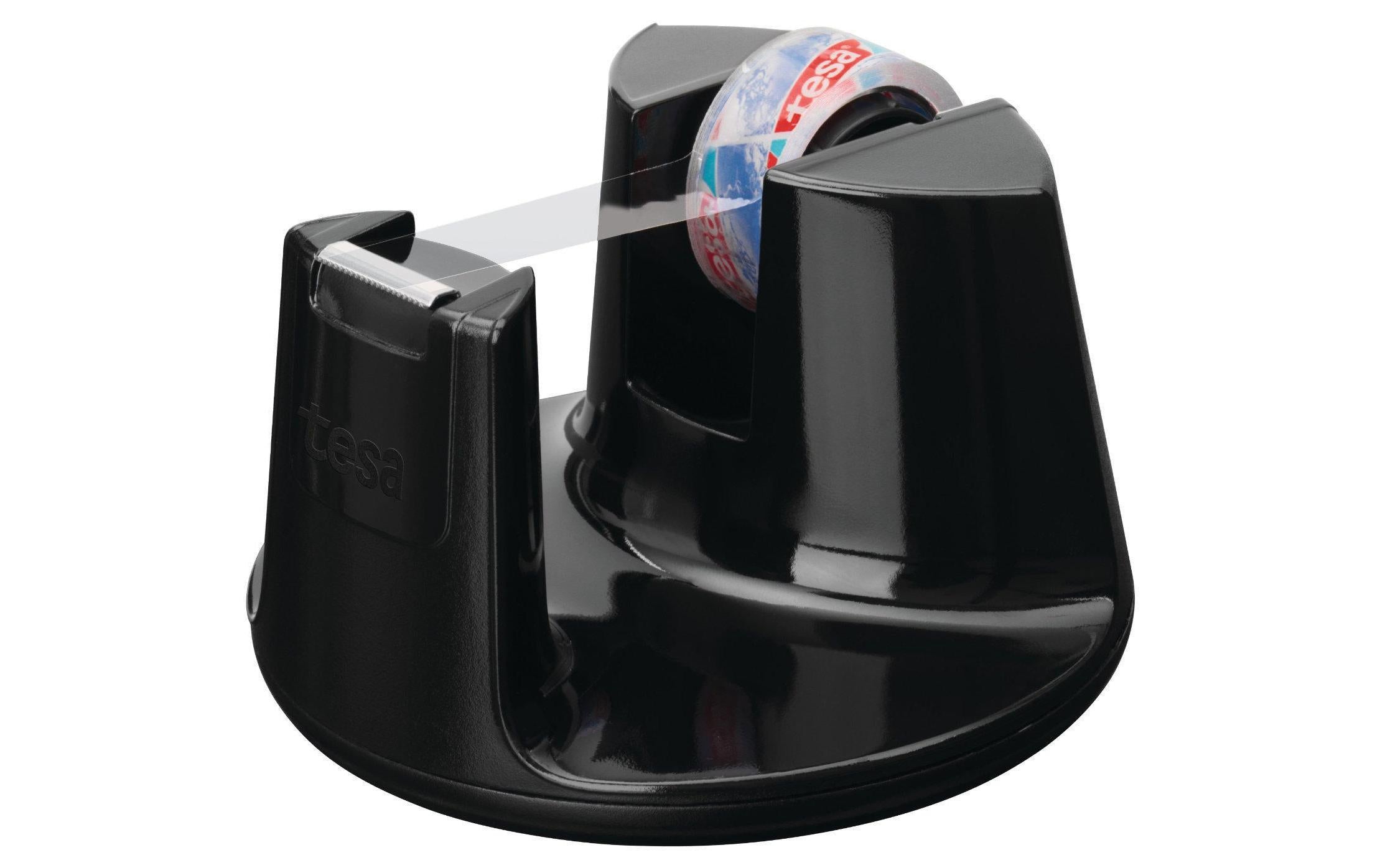 Tesa Tischabroller Compact schwarz inkl. 1 Rolle 10m:15mm
