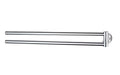 SOFIA Handtuchhalter 2-armig verchromt