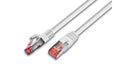 Wirewin Patchkabel: S/FTP 2m weiss Cat.6, AWG27, 1Gbps, 250MHz, Zugentlastung