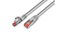 Wirewin Patchkabel: S/FTP 20m grau Cat.6, AWG27, 1Gbps, 250MHz, Zugentlastung