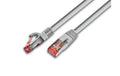 Wirewin Patchkabel: S/FTP 7m grau Cat.6, AWG27, 1Gbps, 250MHz, Zugentlastung
