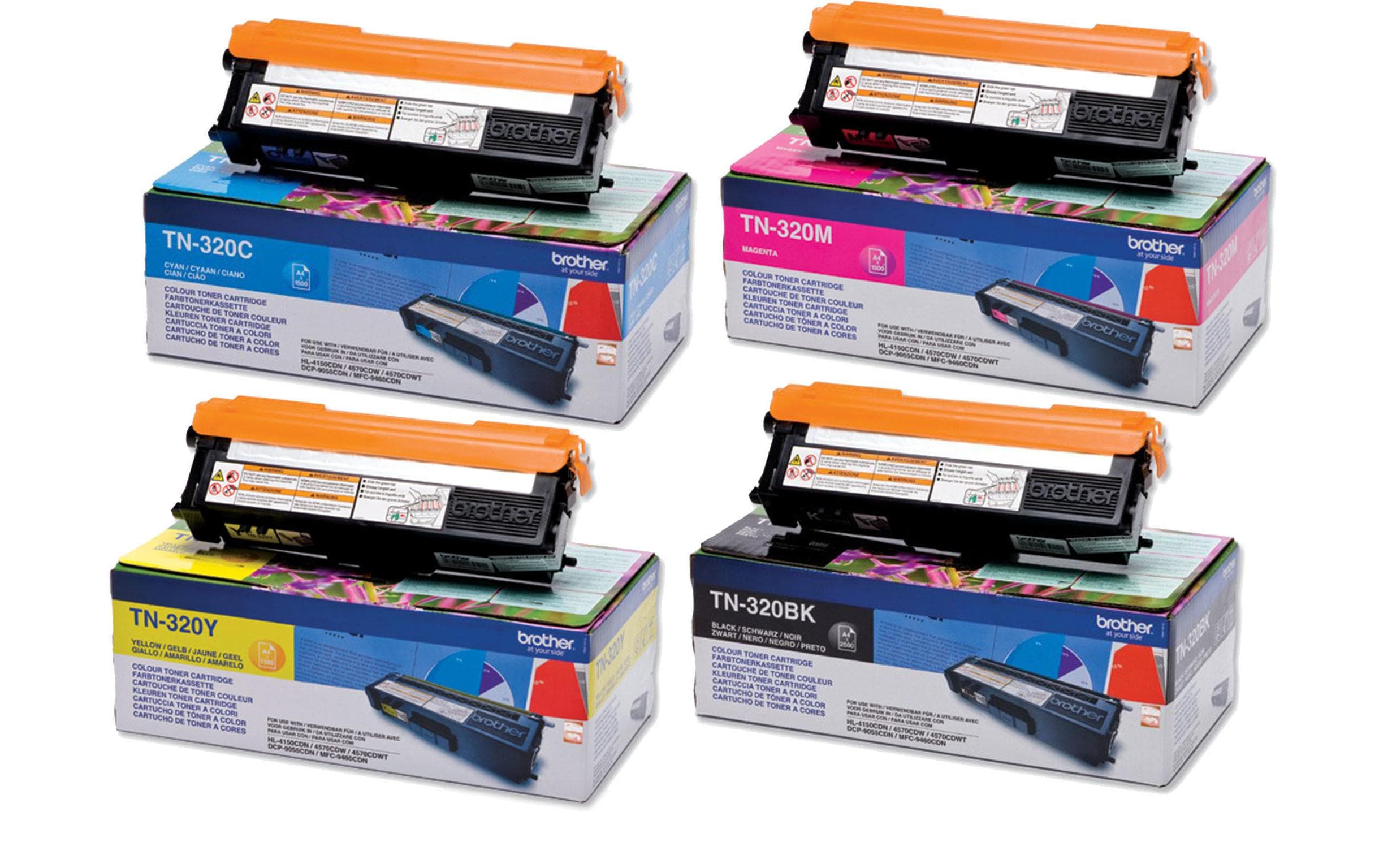 Brother Rainbow Kit TN320BK/C/M/Y HL-4140CN/4150CDN/4570CDW/4570CDWT