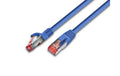 Wirewin Patchkabel: F/UTP, 2m, blau Cat.5e, AWG26, 1Gbps, 100MHz, Zugentlastung