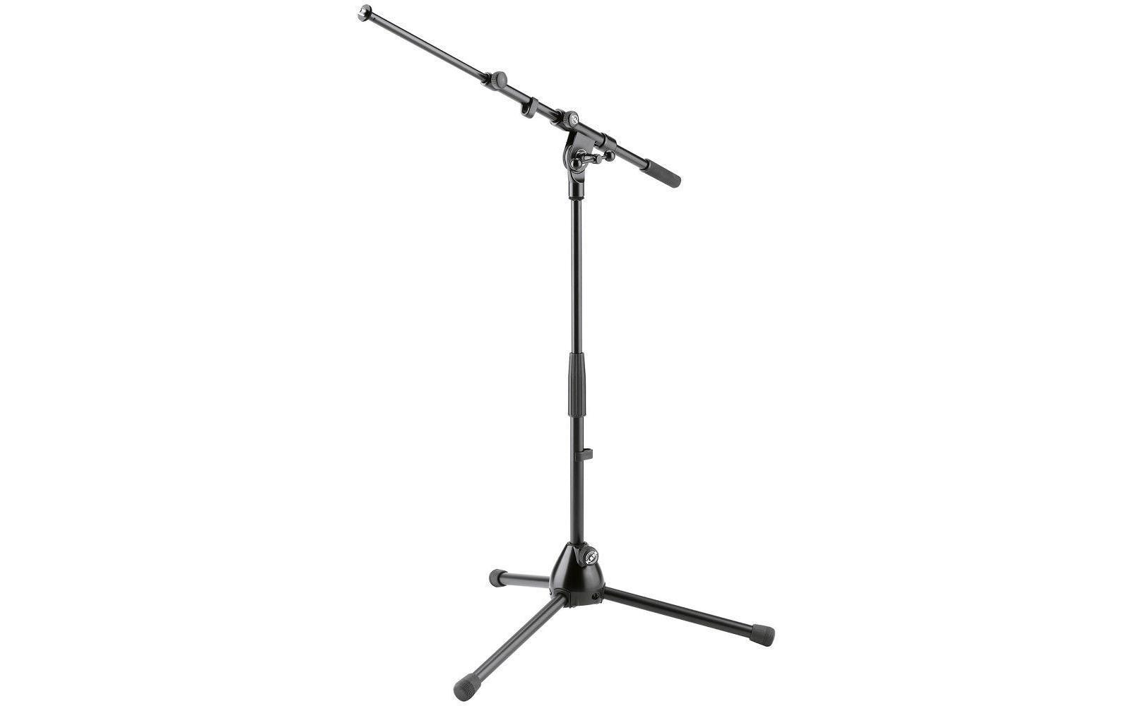 K&M 259, Mikrofon-Stativ, halbhoch, Galgen Höhe: 425 bis 645mm, Schwenkarm