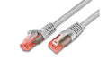 Wirewin Patchkabel: UTP 2m grau Cat.6, AWG26, 1Gbps, 250MHz, Knickschutz