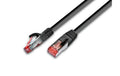 Wirewin Patchkabel: F/UTP, 2m, schwarz Cat.5e, AWG26, 1Gbps, 100MHz, Zugentlastung