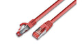 Wirewin Patchkabel: F/UTP, 1m, rot Cat.5e, AWG26, 1Gbps, 100MHz, Zugentlastung