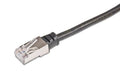 Wirewin Outdoor Patchkabel:  2m, schwarz STP, Cat.5e, AWG26, 1Gbps, PVC, 100% Kupfer