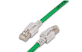 Wirewin Cat.6A LED Patchkabel 2m grün PIMF, S/FTP, 10Gbps, Halogenfrei