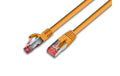 Wirewin Patchkabel: S/FTP, 1m, orange Cat.6A, AWG26, 10Gbps, 500MHz, LSOH