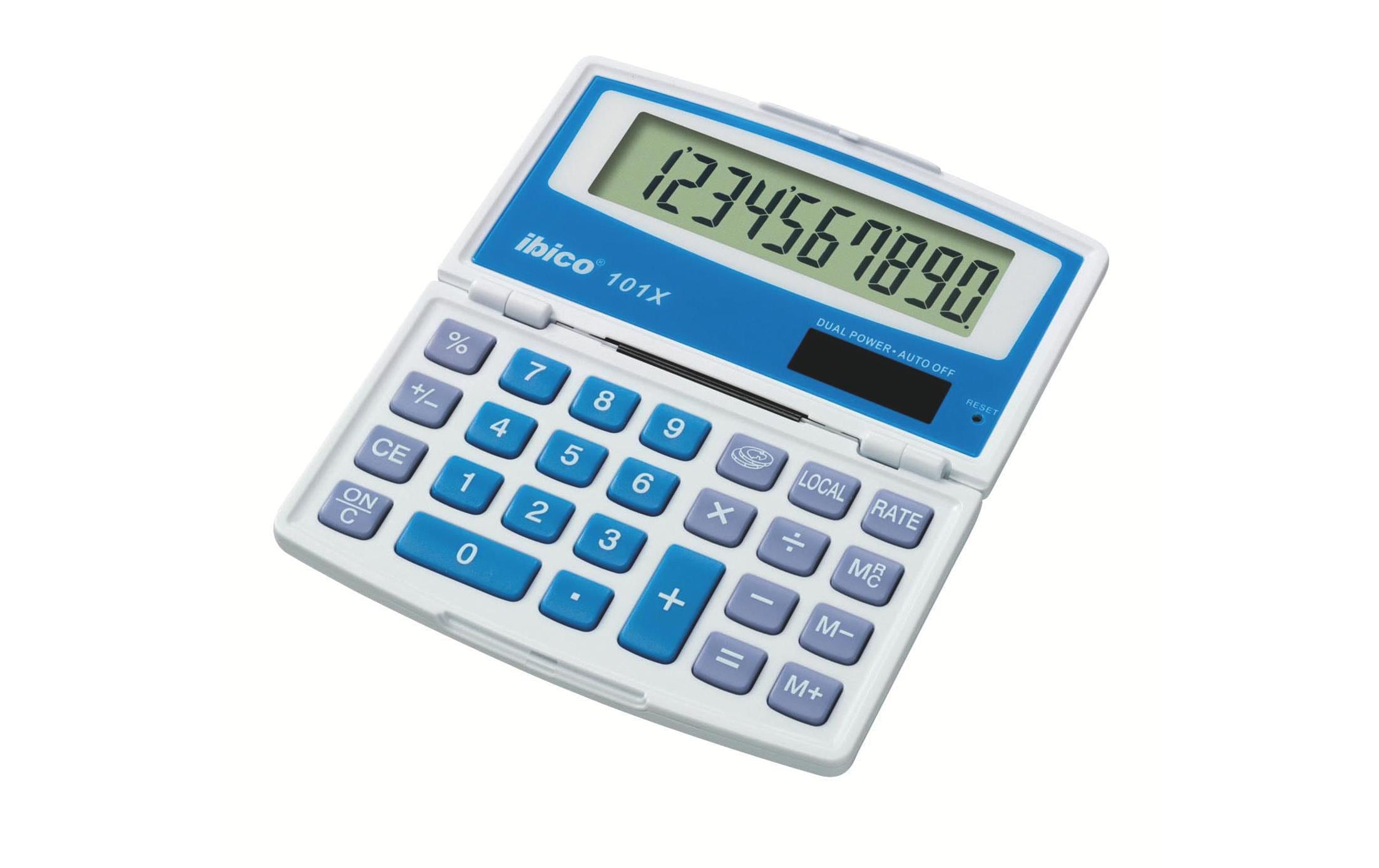 Ibico Tischrechner 101X 8-stelliges LCD-Display