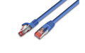 Wirewin Patchkabel: S/FTP, 2m, blau Cat.6A, AWG26, 10Gbps, 500MHz, LSOH