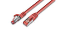 Wirewin Patchkabel: S/FTP 30m rot Cat.6, AWG27, 1Gbps, 250MHz, Zugentlastung