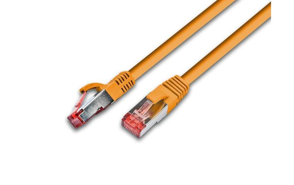 Wirewin Patchkabel: S/FTP, 10m, orange Cat.6A, AWG26, 10Gbps, 500MHz, LSOH