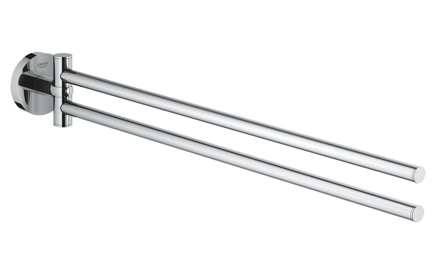 GROHE Essentials Doppel Handtuchhalter chrom