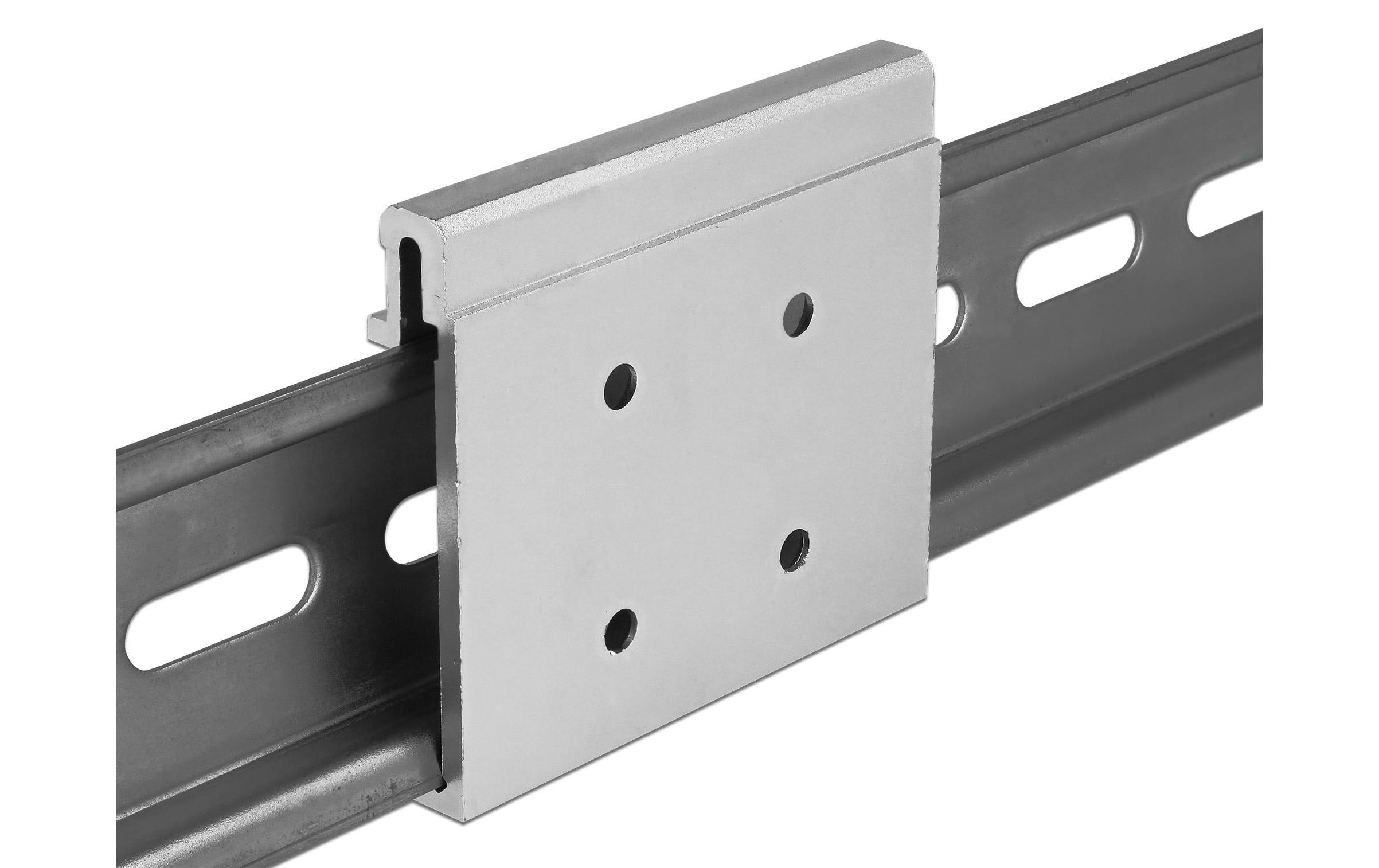 Delock Aluminium Montageclip 54 mm, für 35 mm Hutschiene