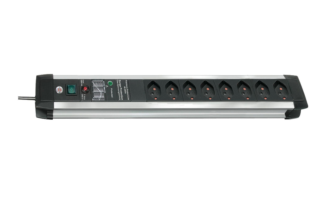 Brennenstuhl Premium-Protec-Line 8xT13 Steckdosenleiste mit ÜS 60'000A