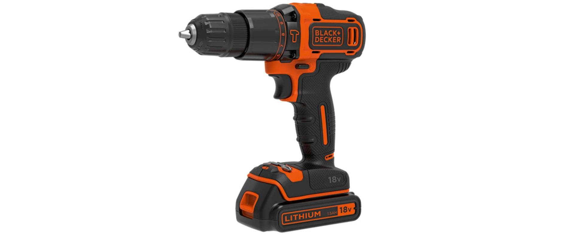 Black+Decker Schlagbohrschrauber BDCHD18K inkl. Akku und Ladegerät