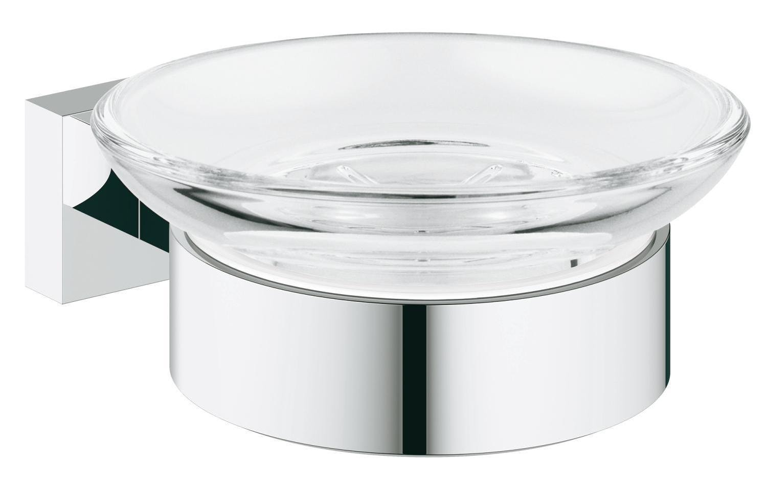 GROHE Essentials Cube Seifenschale inkl. Halter chrom