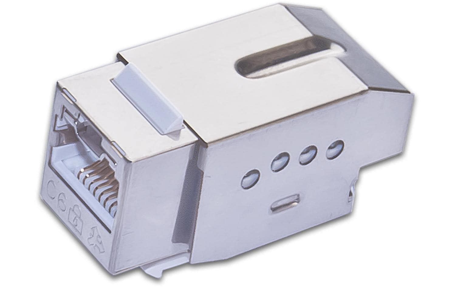 Wirewin Keystone Modul, Cat.6,abschliessbar 1Gbps RJ-45, geschirmt, toolless
