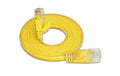 Wirewin Slim Patchkabel: UTP, 10m, gelb Cat.6, AWG36, Klinkenschutz, Längenaufdruck