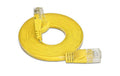 Wirewin Slim Patchkabel: UTP, 1.5m, gelb Cat.6, AWG36, Klinkenschutz, Längenaufdruck