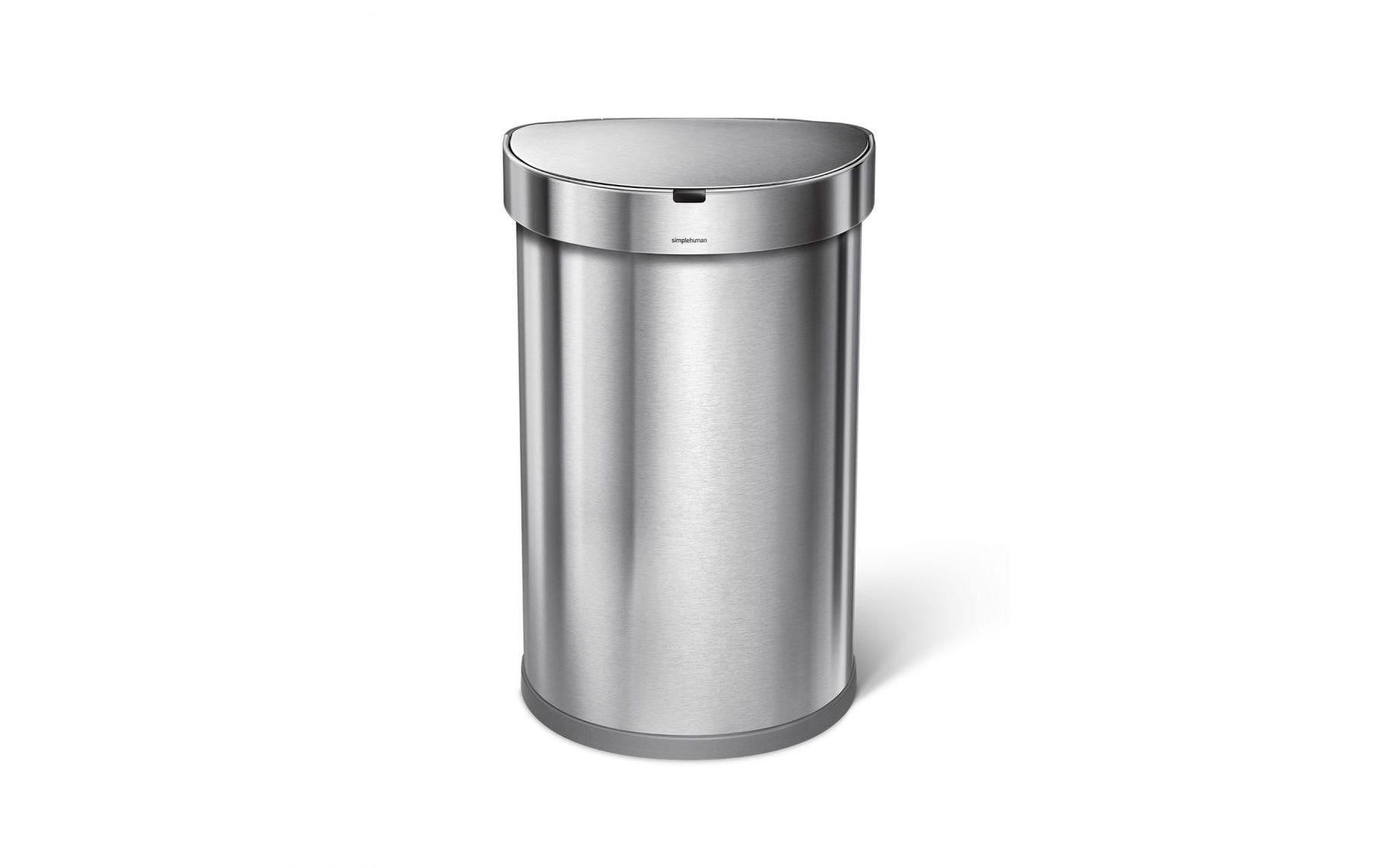 Simplehuman Sensorabfalleimer 45 Liter 45 Liter, FAS gebürsteter Edelstahl