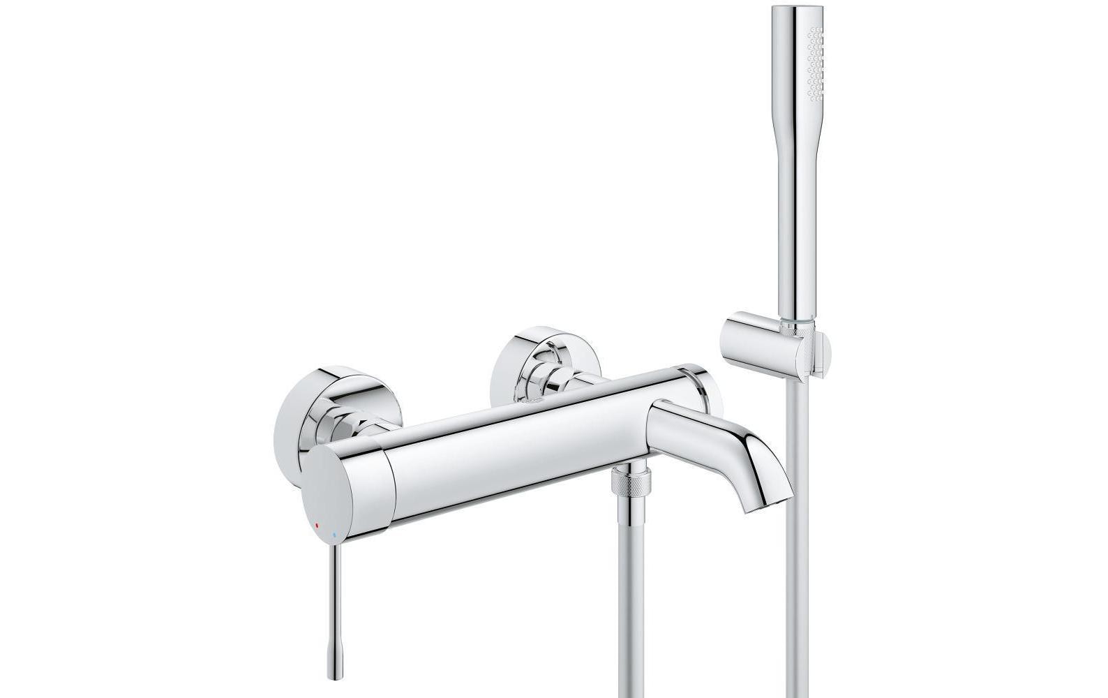 GROHE Essence Einhand Wannenbatterie mit Brausegarnitur