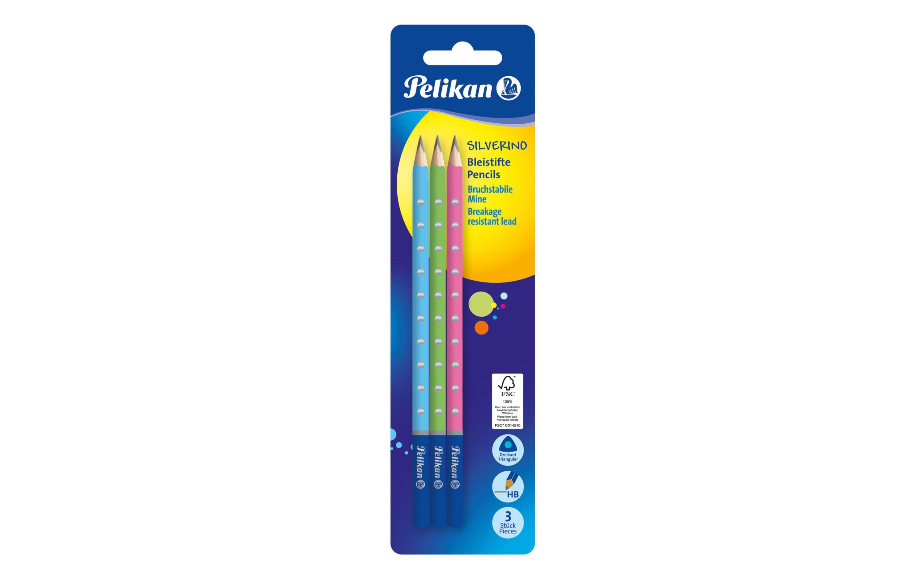 Pelikan Buntstifte Schule HB dreikant FSC, 3/B, fs