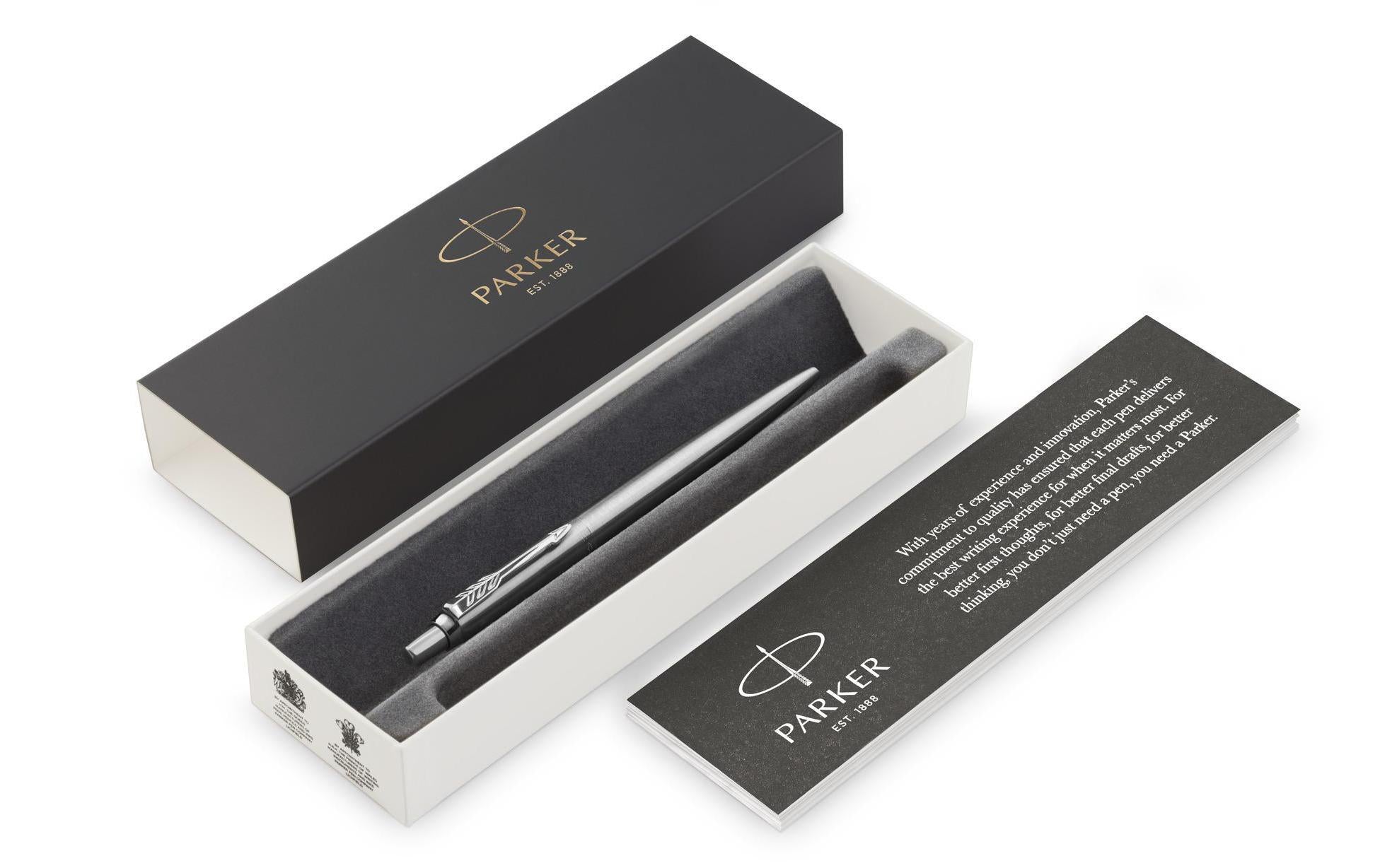 Parker Kugelschreiber Jotter Core C.C. Mine M blau, Edelstahl