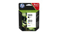 HP Combopack Nr.303 - Black + CMY (3YM92AE) 4ml,  Seitenkapazität ~ 200 / 165 Seiten