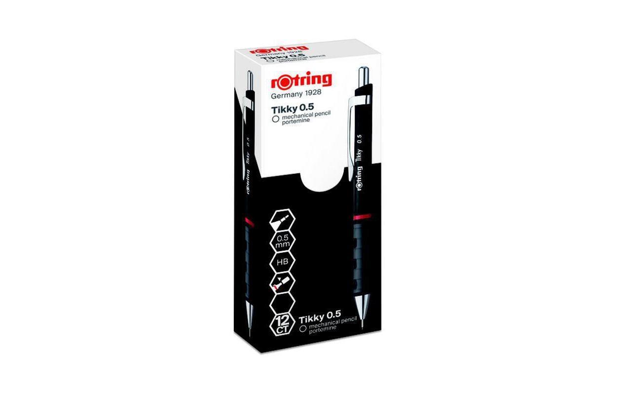 Rotring Tikky Feinminenstift 0.5mm schwarz, 1 Stk