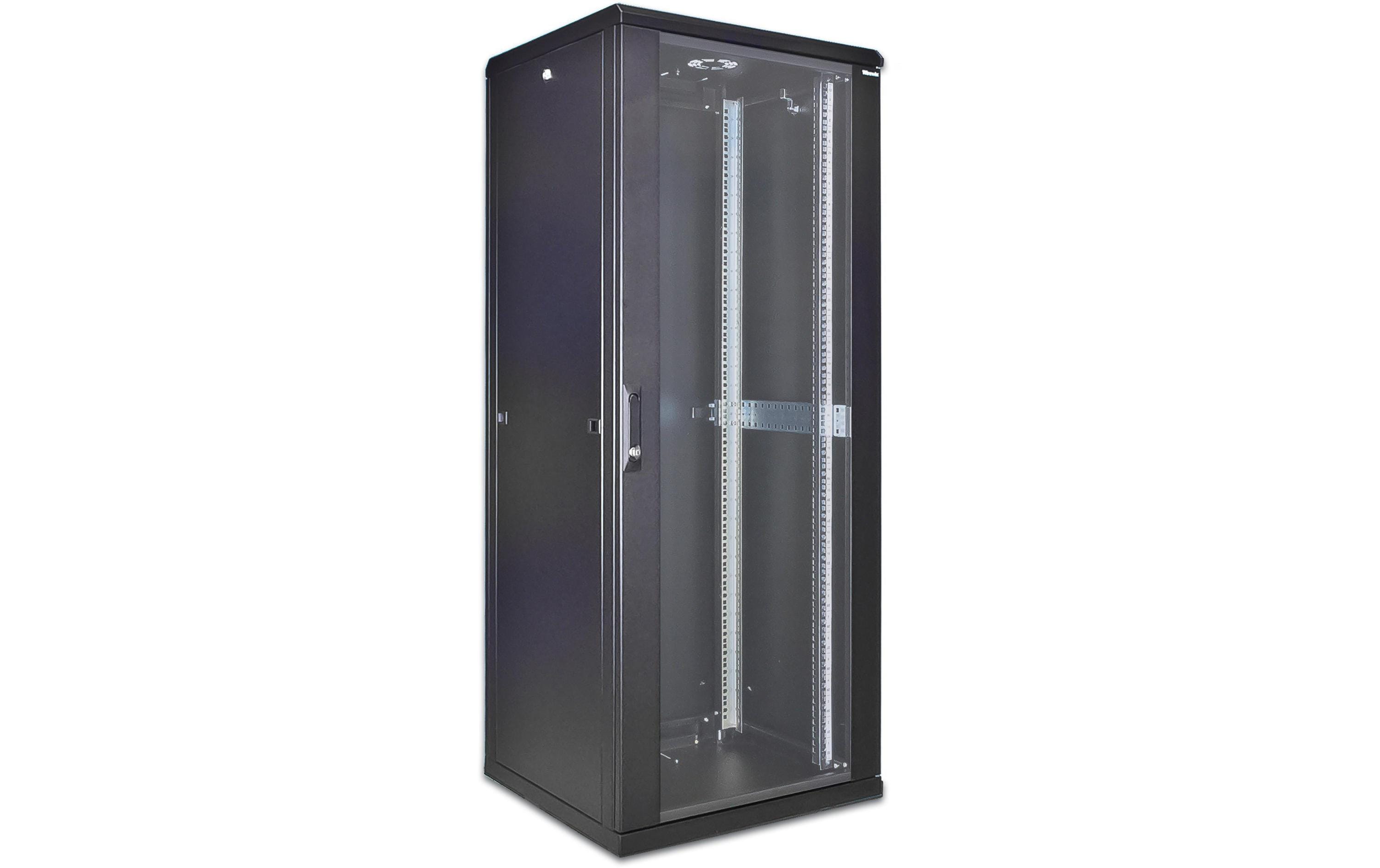 Wirewin Netzwerkschrank, 42HE / Schwarz CAB 600X800X42U BL