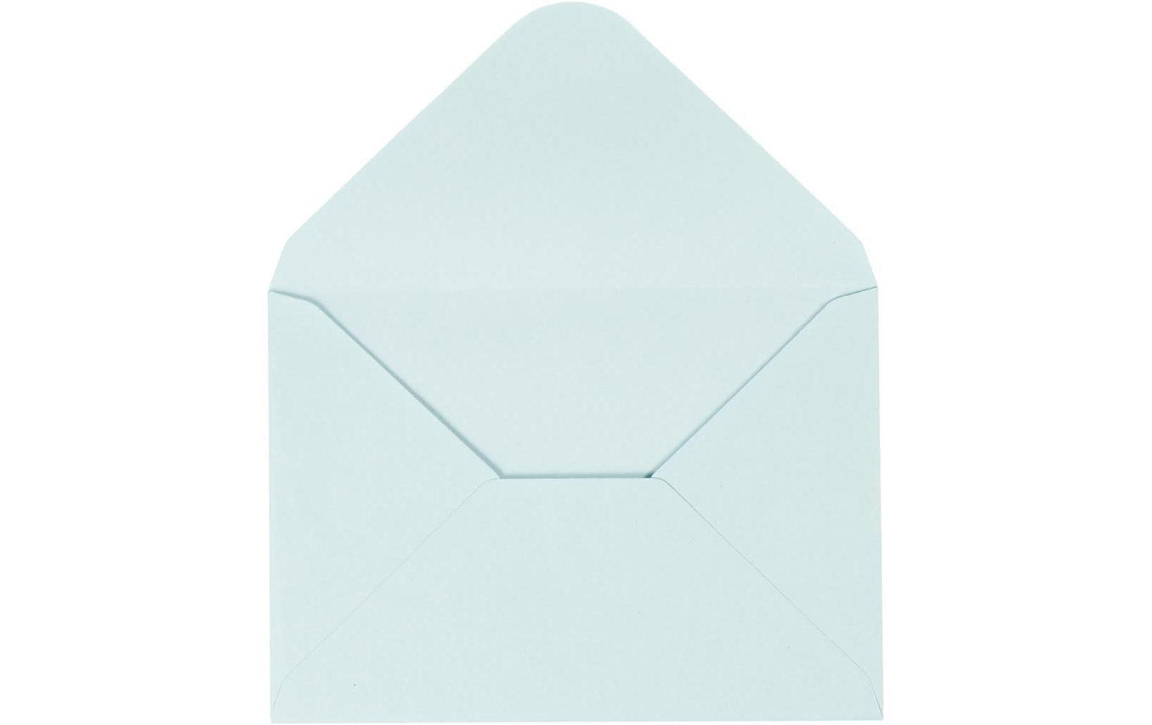 Creativ Company Couvert 110 g hellblau 10 Stück, mit feiner Prägung