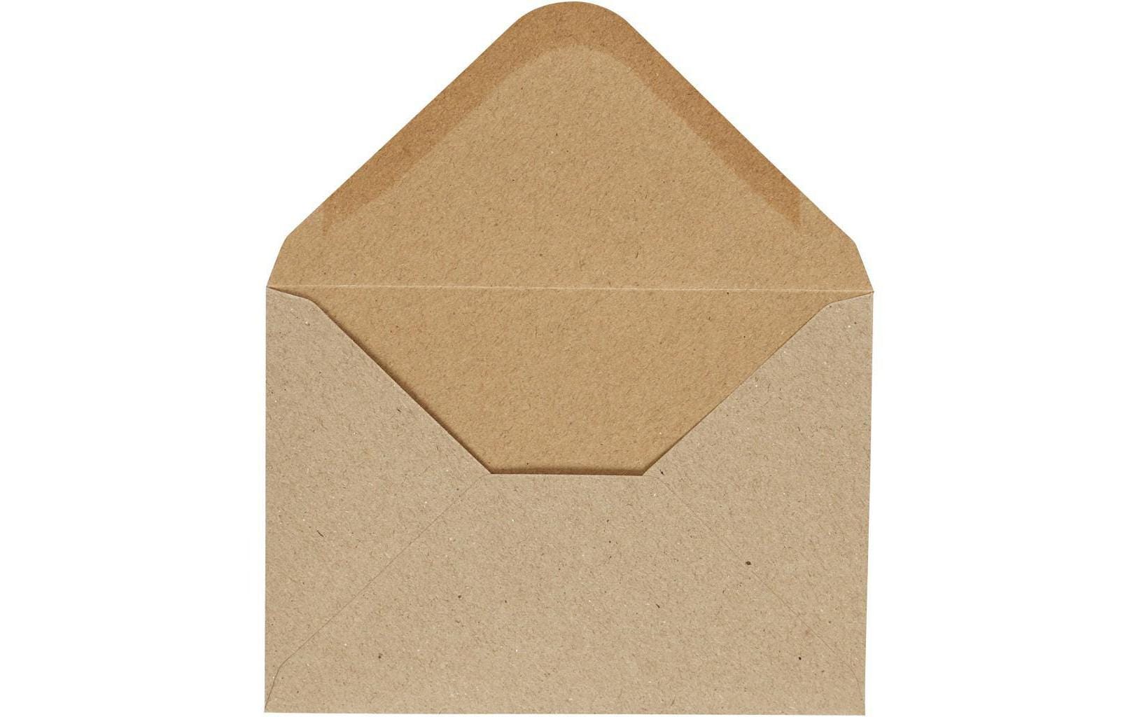 Creativ Company Couvert 110 g natur 10 Stück, mit feiner Prägung