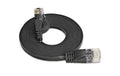 Wirewin Slim Patchkabel: UTP, 3m, schwarz Cat.6, AWG36, Klinkenschutz, Längenaufdruck