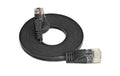 Wirewin Slim Patchkabel: UTP, 5m, schwarz Cat.6, AWG36, Klinkenschutz, Längenaufdruck