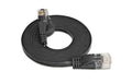 Wirewin Slim Patchkabel: UTP, 7.5m, schwarz Cat.6, AWG36, Klinkenschutz, Längenaufdruck