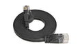 Wirewin Slim Patchkabel: UTP, 1.5m, schwarz Cat.6, AWG36, Klinkenschutz, Längenaufdruck