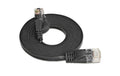 Wirewin Slim Patchkabel: UTP, 25m, schwarz Cat.6, AWG36, Klinkenschutz, Längenaufdruck
