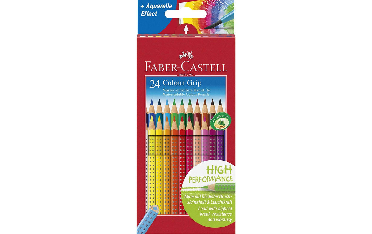 Faber-Castell Farbstift Colour Grip 2001 24er Kartonetui, dreieckig,