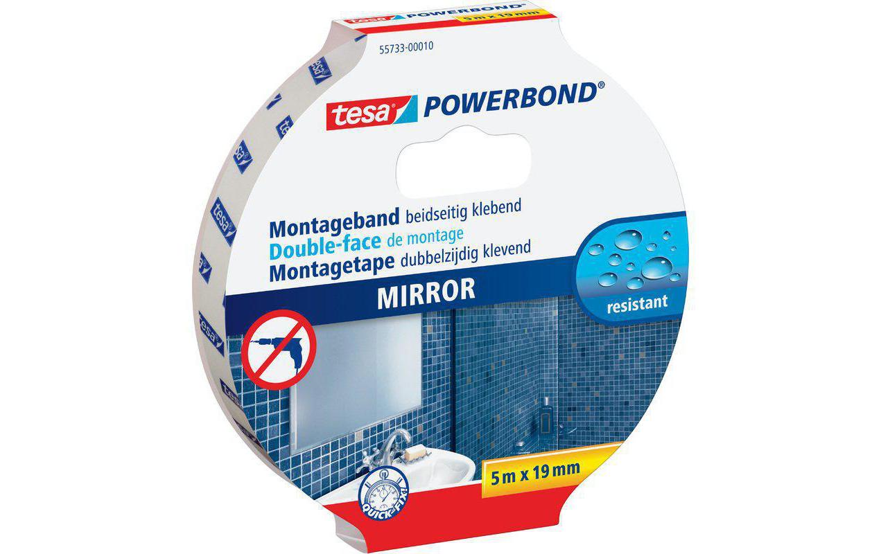 tesa Powerbond Montageband Spiegel 5m x 19mm