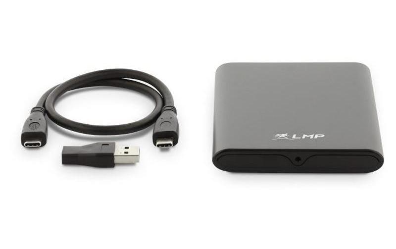 LMP DataMobile USB-C Gehäuse für SATA HDD/SSD, 520 MB/Sek